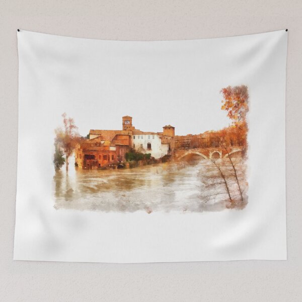 Item preview, Rome: Tiber River Tiber island designed and sold by Giuseppe Cocco.