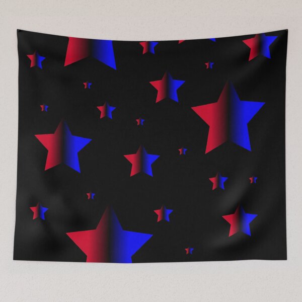 Item preview, Red and Blue Stars designed and sold by Alienzombie13.