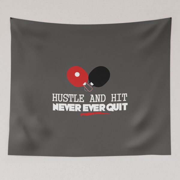 Item preview, Hustle and hit, never ever quit! designed and sold by nektarinchen.