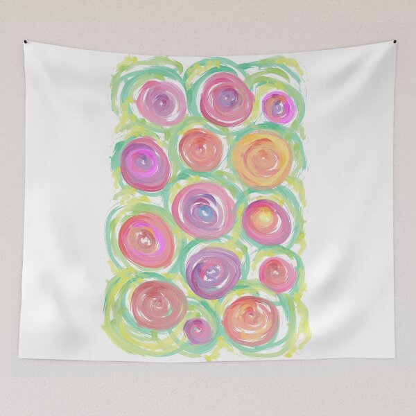 Item preview, Digital Abstract Roses Watercolor designed and sold by SylviaGo.