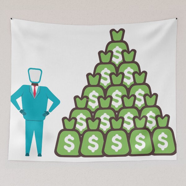 Item preview, men with money designed and sold by creativeaart.