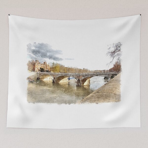 Item preview, Rome: Tiber River bridge designed and sold by Giuseppe Cocco.