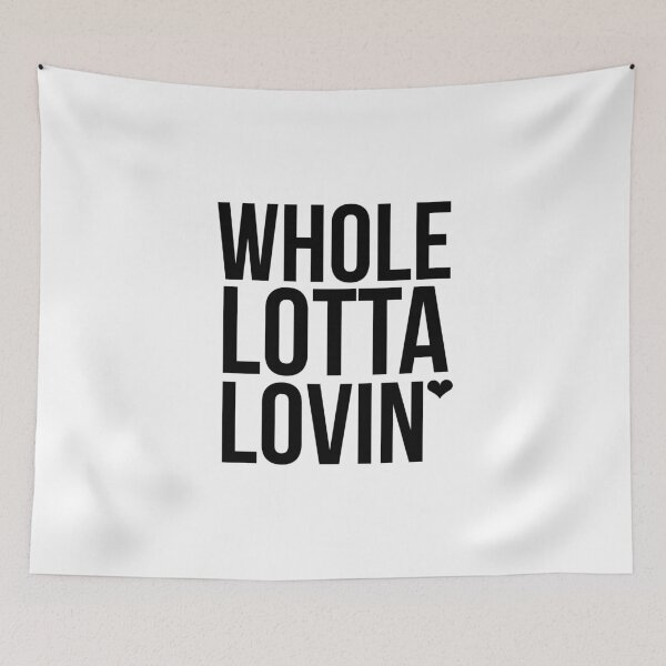 Item preview, Whole Lotta Lovin' - version 2 - black designed and sold by Supreto.