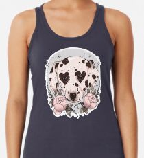 Camiseta de tirantes para mujer perro dálmata