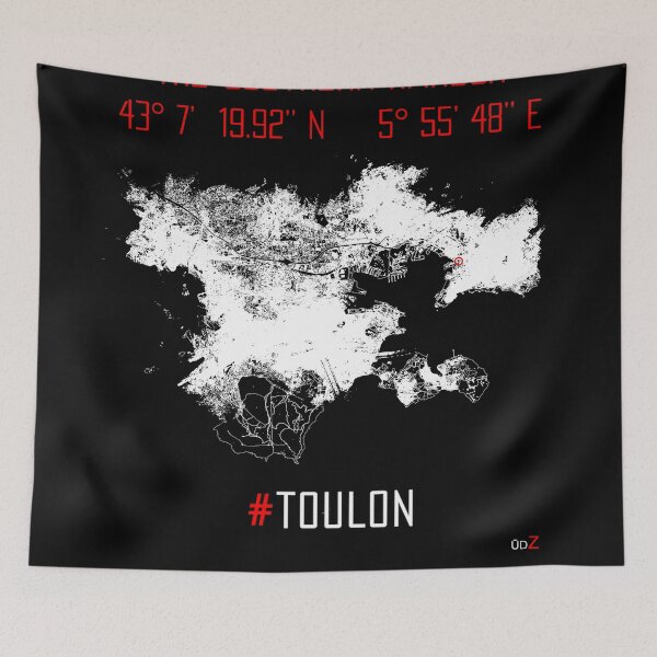 Item preview, Toulon city Around the bay designed and sold by Udezigns.