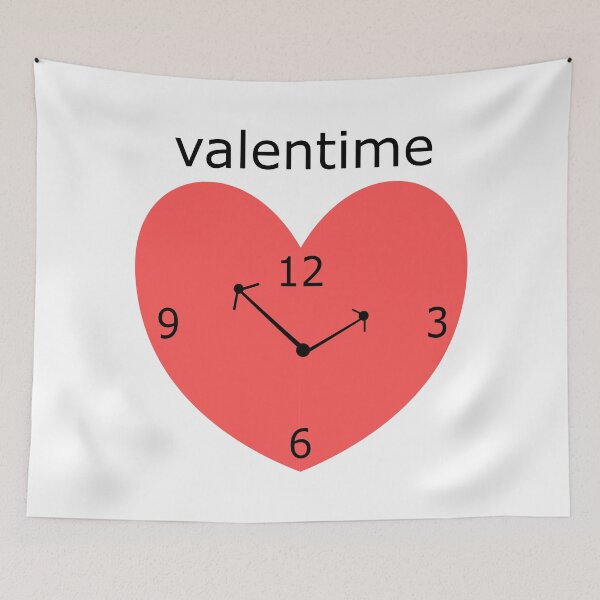 Item preview, Heart Clock Valentime designed and sold by JoAnnFineArt.