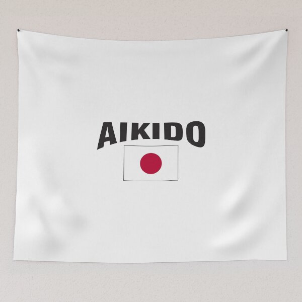 Item preview, Aikido Japan Flag designed and sold by SportsT-Shirts.