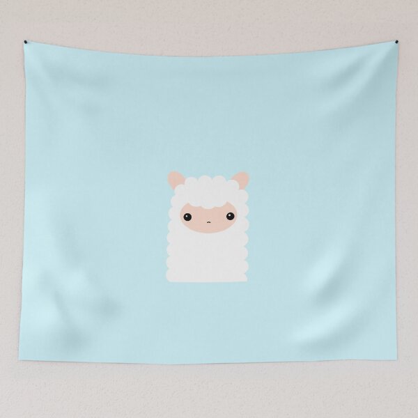 Item preview, cute moustache llama designed and sold by lc12091.