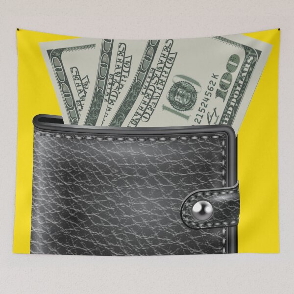 Item preview, wallet with money designed and sold by chantelle bezant.