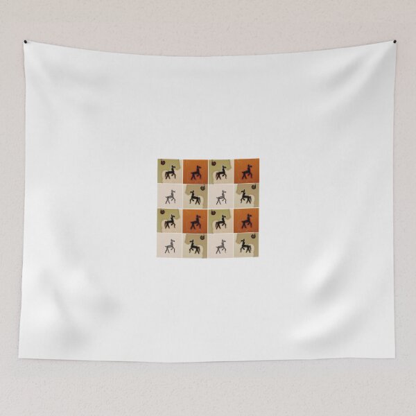 Item preview, Ponies, southwestern, square block, modern design designed and sold by ackelly4.