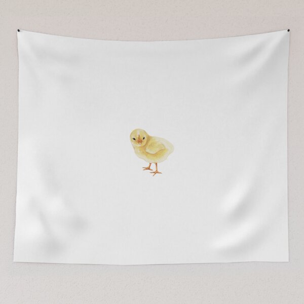 Item preview, Watercolor Easter Chick, Fluffy Yellow Baby Chicken designed and sold by ThistleandFox.