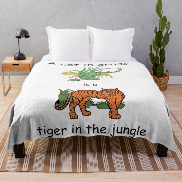 Item preview, Cat in Grass is a Tiger in the Jungle designed and sold by Frankie Cat Photography.