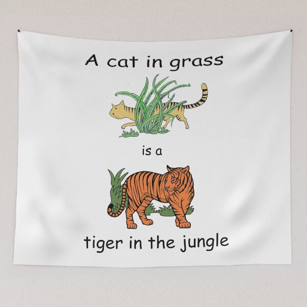 Item preview, Cat in Grass is a Tiger in the Jungle designed and sold by Frankie Cat Photography.