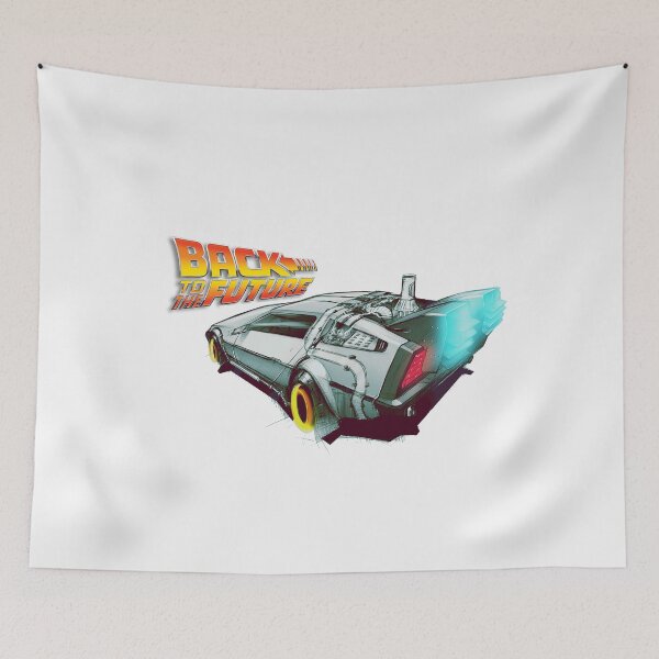 Item preview, Back to the Future Delorean Poster designed and sold by Marcuccio.