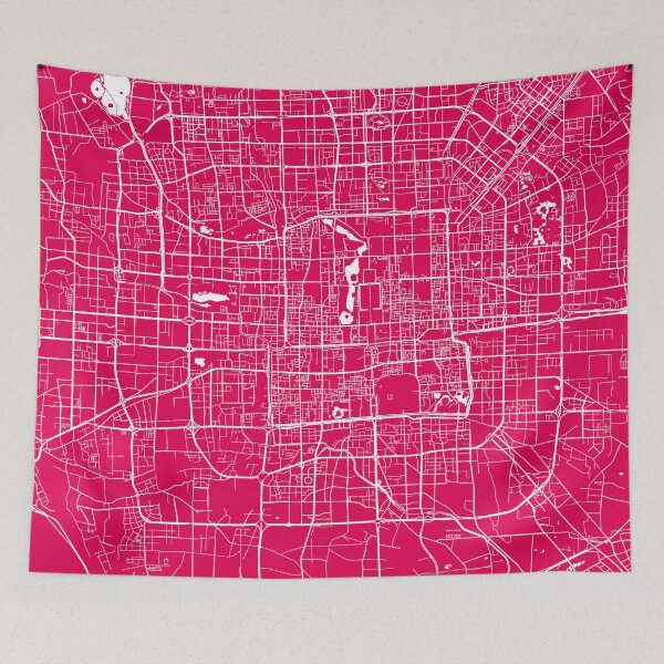 Item preview, Beijing map raspberry designed and sold by mapsart.