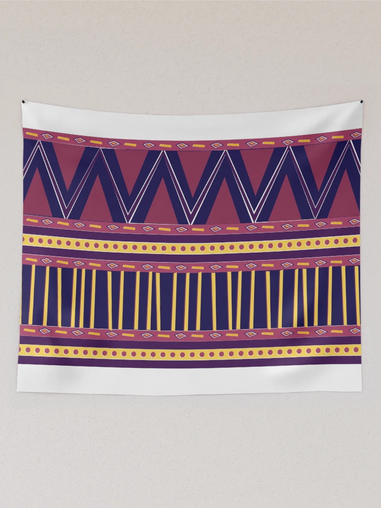 Thumbnail 2 of 3, Tapestry, Aztec Pattern designed and sold by becSamways.