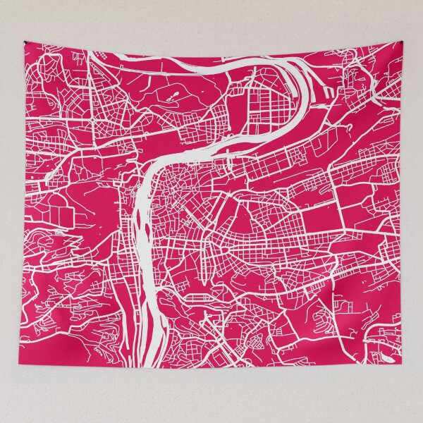 Item preview, Prague map raspberry designed and sold by mapsart.
