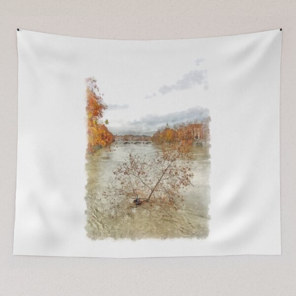 Item preview, Rome: Tiber River trees designed and sold by Giuseppe Cocco.