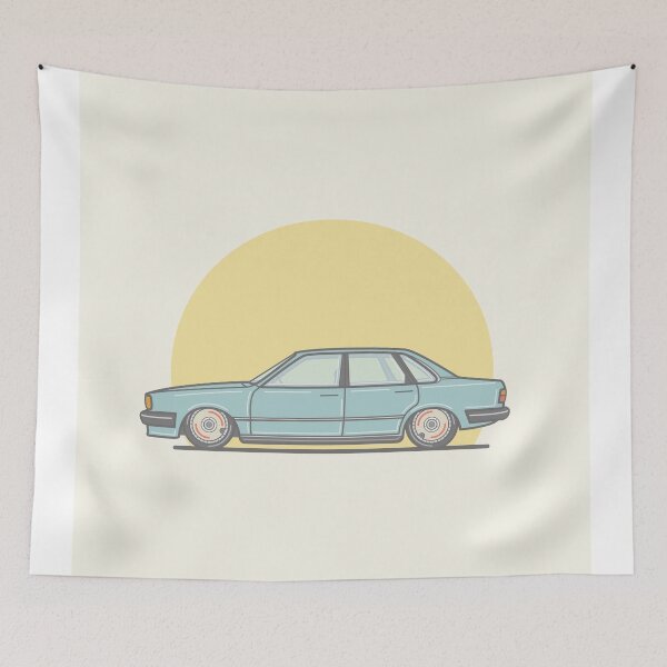 Item preview, Audi 80 Vector Illustration designed and sold by undergroundworm.
