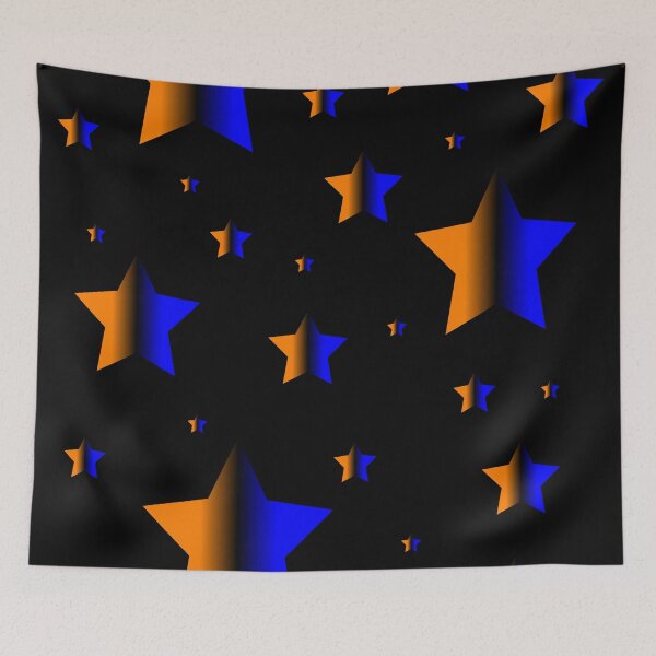 Item preview, Orange and Blue Vertical Stars designed and sold by Alienzombie13.