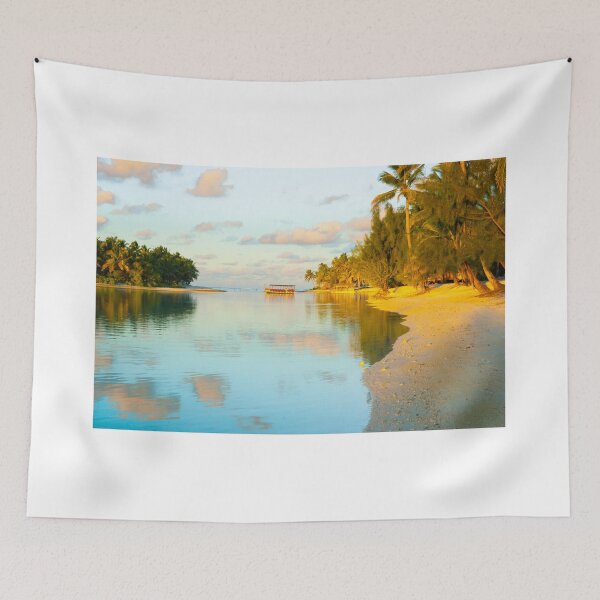 Item preview, Golden tropical scene at sunset. designed and sold by Brian Scantlebury.