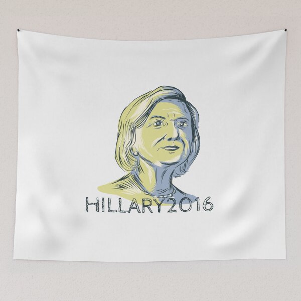 Item preview, Hillary 2016 President Drawing designed and sold by retrovectors.