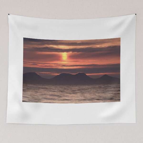 Item preview, Red Sunset over Sound of Jura designed and sold by Maria Gaellman.
