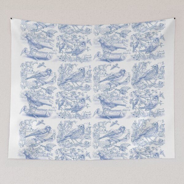 Item preview, Garden Birds - Blue designed and sold by David Roland.