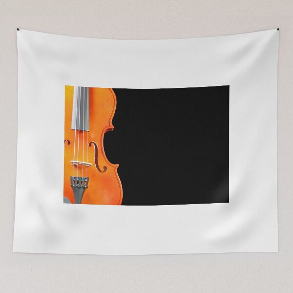 Item preview, A violin on black designed and sold by ikshvaku.