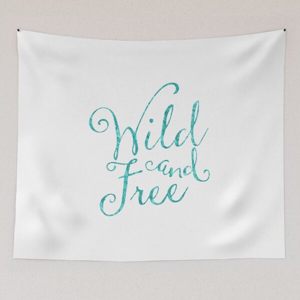 Item preview, Wild and Free in Sea Breeze designed and sold by ozmarei.