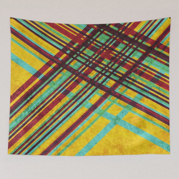 Item preview, Plaid Yellow, Blue, and Maroon for you! designed and sold by TooCoolUnicorn.