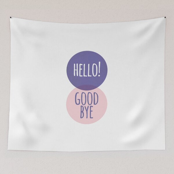 Item preview, Hello and Good Bye designed and sold by Easyposters2.