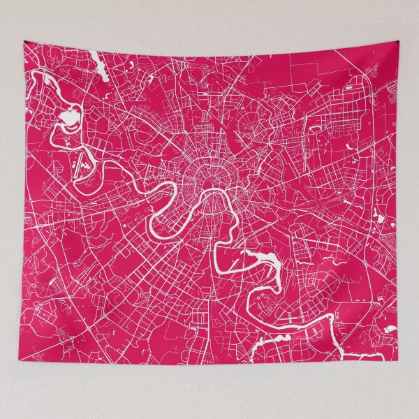 Item preview, Moscow map raspberry designed and sold by mapsart.