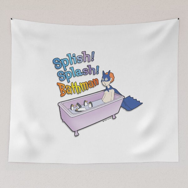 Item preview, Splish! Splash! Bathman designed and sold by PopAlien.