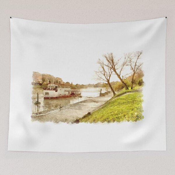 Item preview, Rome: Tiber River boat designed and sold by Giuseppe Cocco.