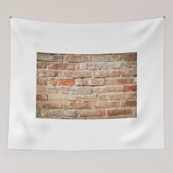 Item preview, Weathered stained old brick wall  designed and sold by Claraveritas.