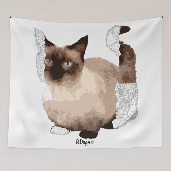 Item preview, Geometric Animal - Munchkin Cat designed and sold by rsteesndesigns.
