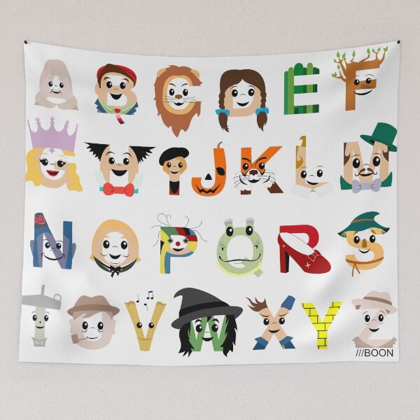 Item preview, Oz-abet (an Oz Alphabet) - Landscape designed and sold by Mike Boon.