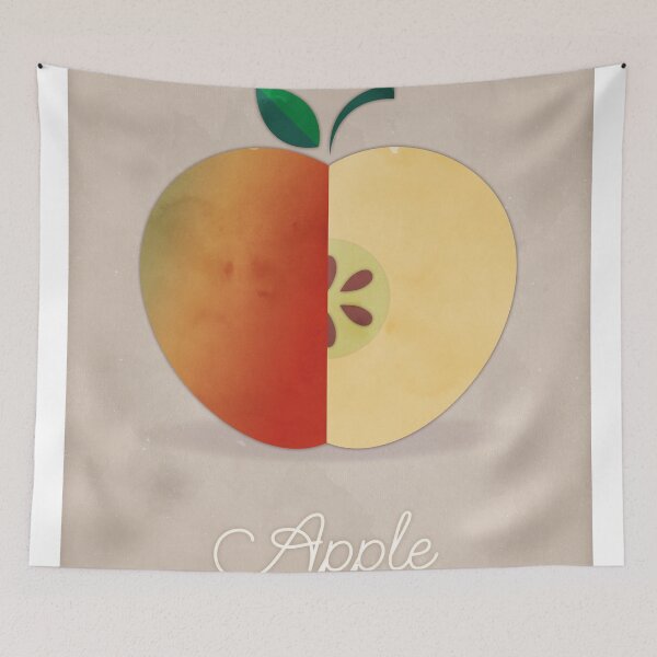 Item preview, Apple (taupe) - Natural History Fruits designed and sold by RedHillPrints.