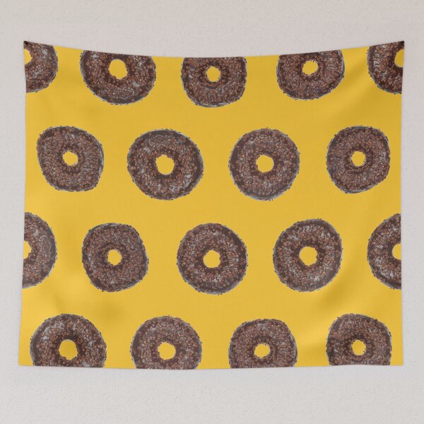 Item preview, Chocolate donuts pattern designed and sold by ONiONAstudio.