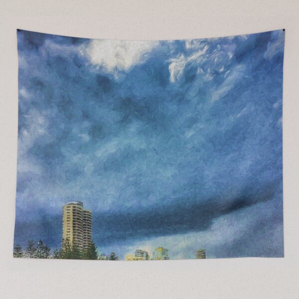 Item preview, Storm over Burleigh beach designed and sold by Murray Swift.