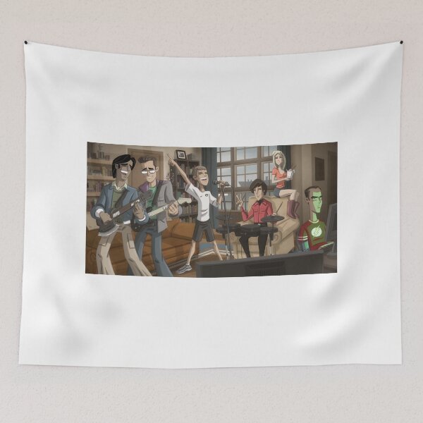 Item preview, The Big Bang Theory catoon designed and sold by Marcuccio.