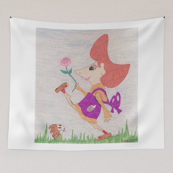 Item preview, Little Annie May Skip Skipping Along designed and sold by pinkyjainpan.