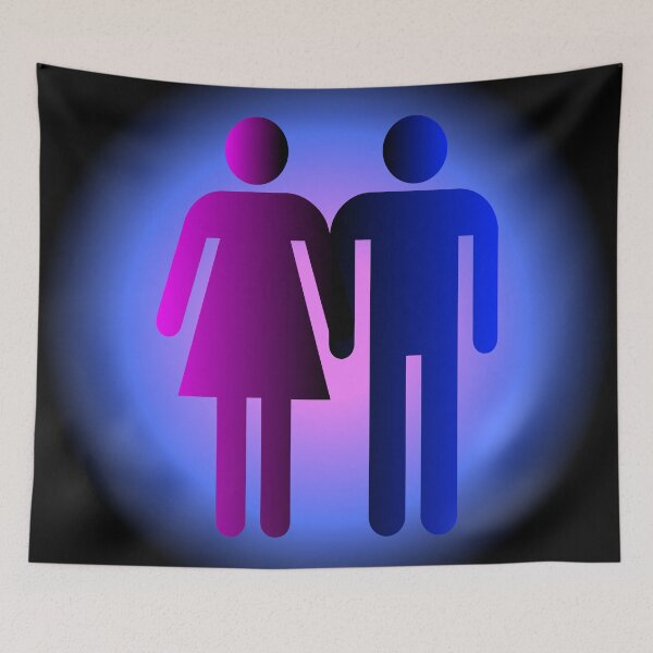 Item preview, Boy and Girl Couple Symbol designed and sold by Alienzombie13.