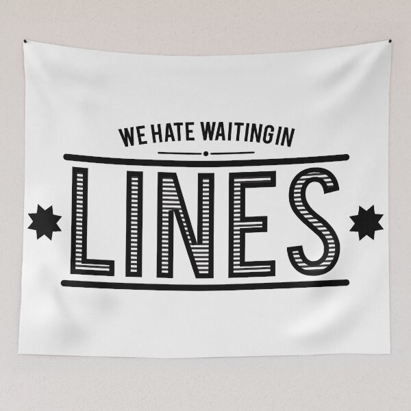 Item preview, We Hate Waiting! designed and sold by Carson Draws.