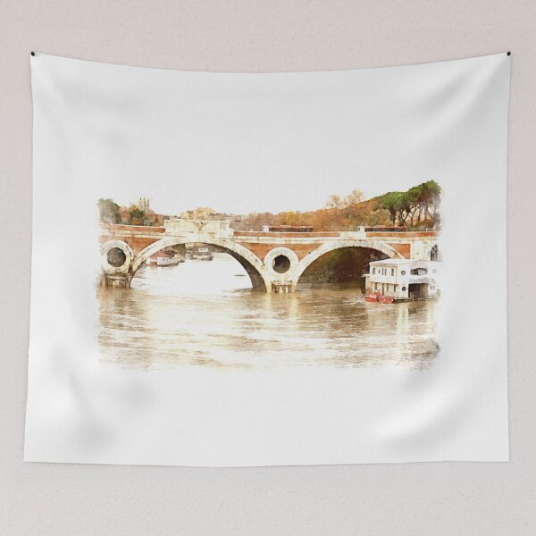 Item preview, Rome: Tiber River bridge designed and sold by Giuseppe Cocco.