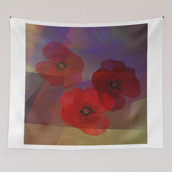 Item preview, Summer promise with red poppies designed and sold by walstraasart.