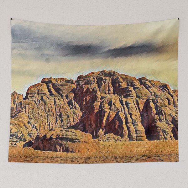 Item preview, mountain on the desert designed and sold by AidaArt.