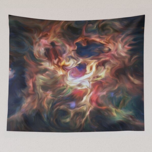 Aperçu de l'œuvre Einstein's Brain Generative Abstract Portrait Art créée et vendue par Jim Plaxco.