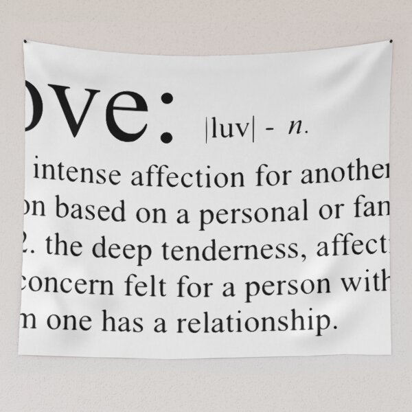 Item preview, love definition - black designed and sold by Gloria Lam.